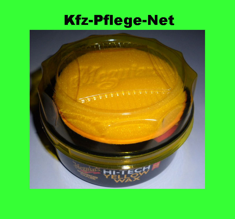 Meguiar's Hi-Tech yellow paste wax mit Pad